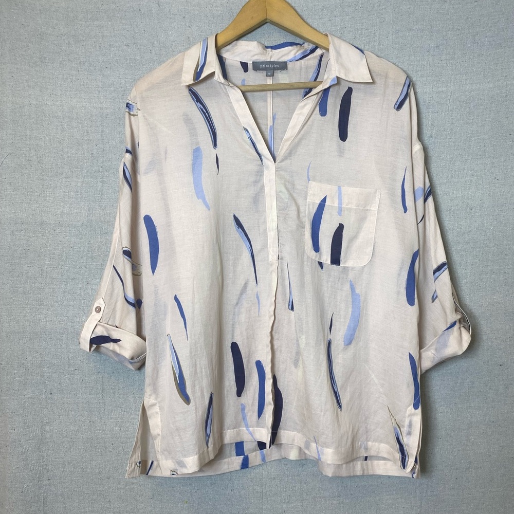 Principles Women’s V Neck Collar Blouse
